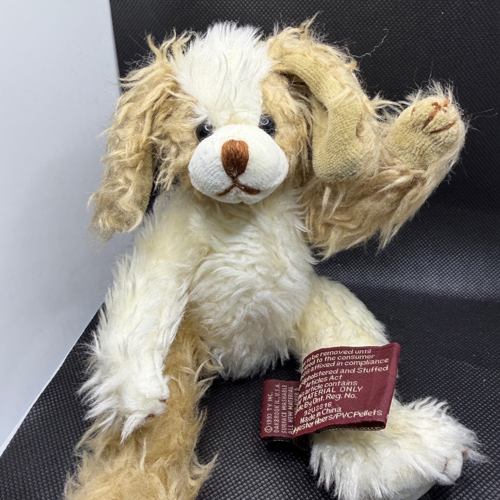 Ty Attic Treasures Scruffy Dog Plush Collectible Puppy Teddy